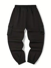 Men's Straight Leg Cargo Pants with Flap Pocket
