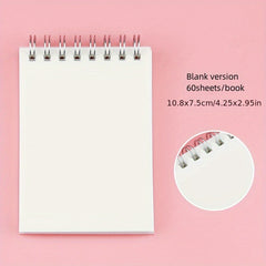 60 Sheets Sticky Planner Memo Book Portable Week Schedule Daily Notepad