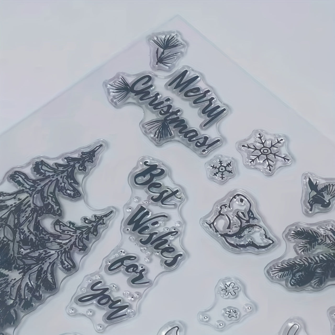 Christmas Series Transparent Stamp for DIY Scrapbook Decoration