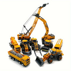 Inertial Engineering Excavator Toy Car Christmas Birthday Gift