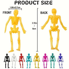 8pcs Halloween Stretchy Skeleton Toys for Party Favors