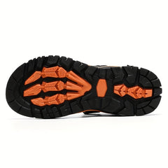Men's Vintage Canvas Slide Sandals Hook and Loop