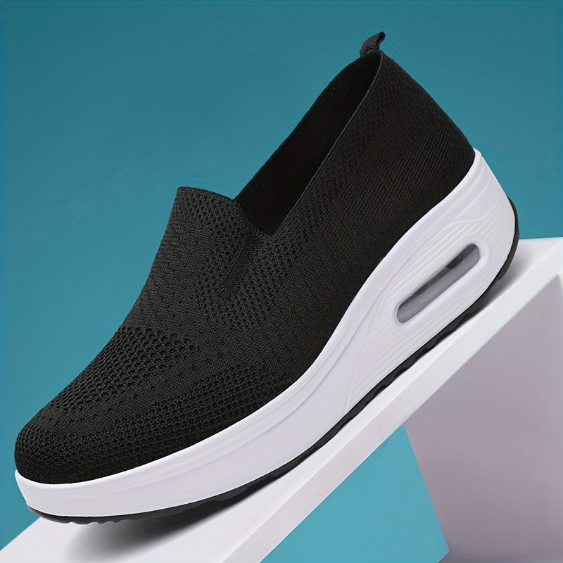 Wedge Slip On Socks Sneakers Lightweight Platform Walking Shoes