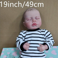 Realistic 29in Newborn Baby Doll Soft Cuddly Lifelike 3D Skin with Veins
