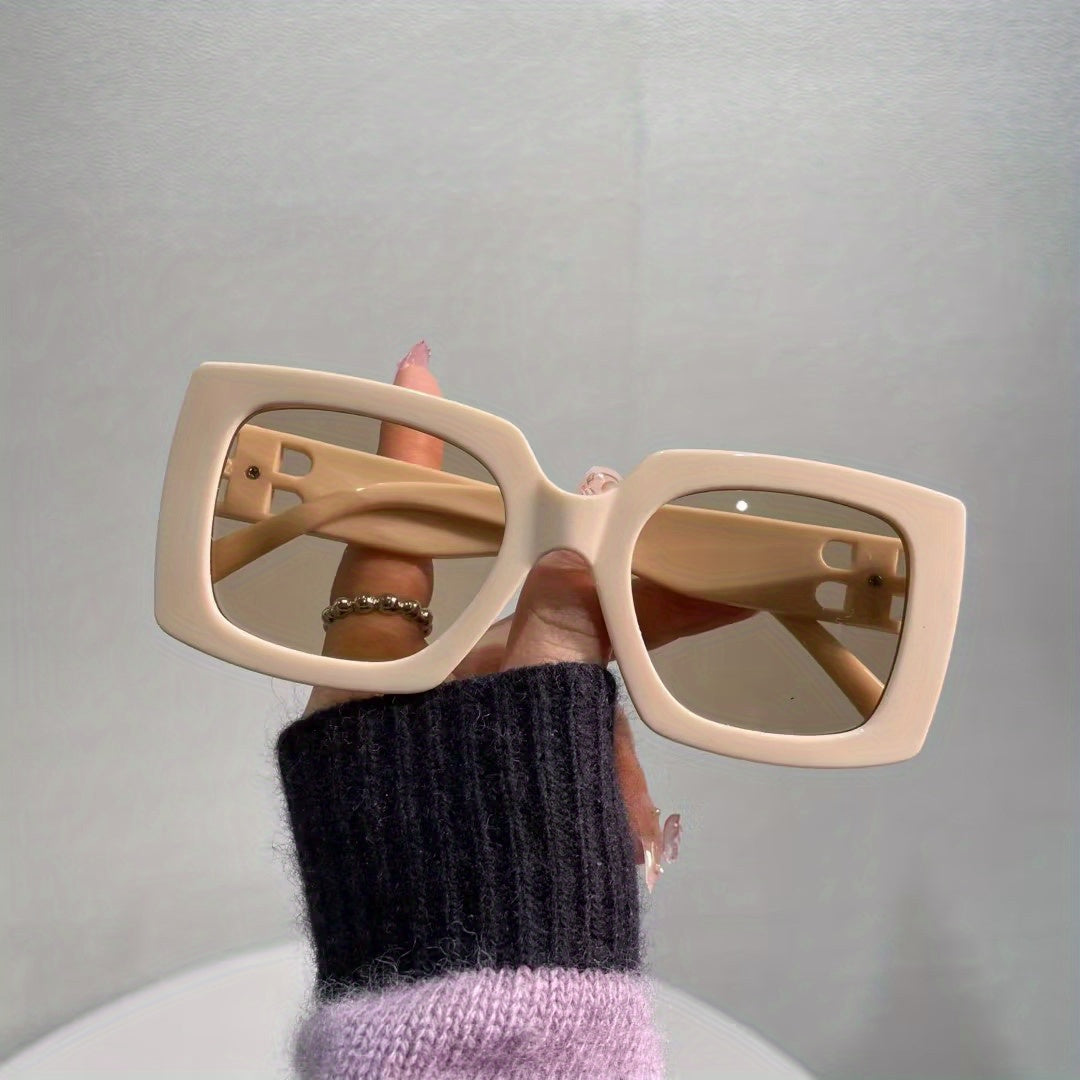 Vintage Oversized Sunglasses Y2K Hiking Sunshade Eyeglasses
