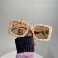 Vintage Oversized Sunglasses Y2K Hiking Sunshade Eyeglasses