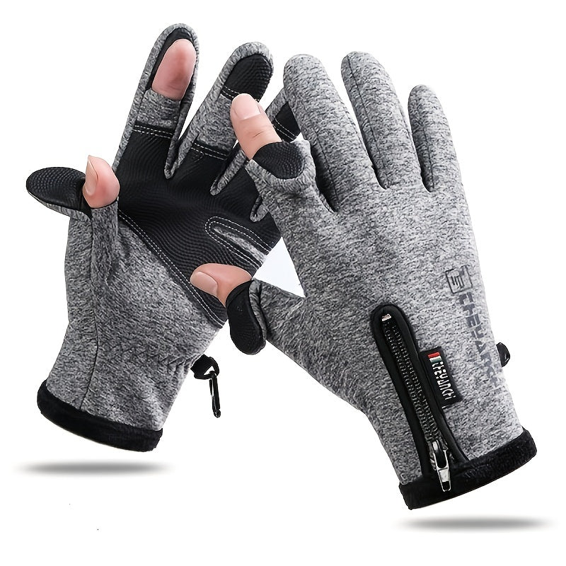 Men's Windproof Waterproof Touchscreen Gloves for Sports