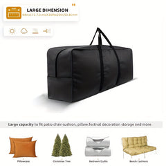 600D Oxford Cloth Reusable Grocery Bag Large Capacity Foldable Tote Bag