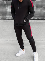 Men's Casual Hoodie and Sweatpants Set for Autumn Winter