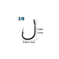 25pcs Stainless Steel Saltwater Fishing Hooks for Productive Trips