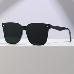 Square Frame Sunglasses UV400 Anti Glare Outdoor Glasses