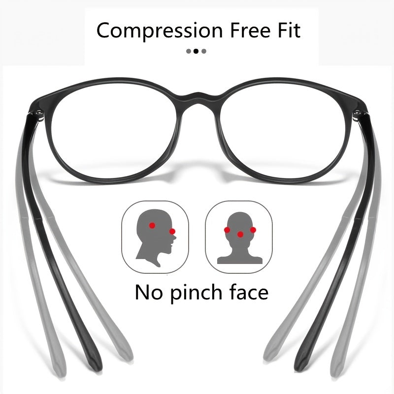Titanium Alloy Round Optical Glasses Frame Men Women