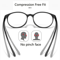 Titanium Alloy Round Optical Glasses Frame Men Women
