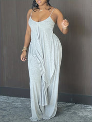 Sexy Matching Two piece Set Cami Top & Wide Leg Pants