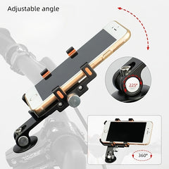 Aluminum Alloy Bike Phone Holder 360 Rotating Universal Rack