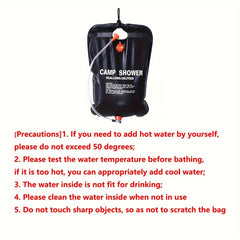 Portable 20L Outdoor Bath Shower Water Storage Bag