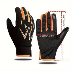 Outdoor Cycling Sports Gloves Touch Screen Full Finger Warm Gloves