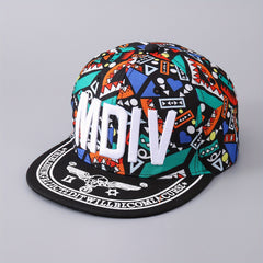 Men's Baseball Cap English Letter Big Brim Hip Hop Hat