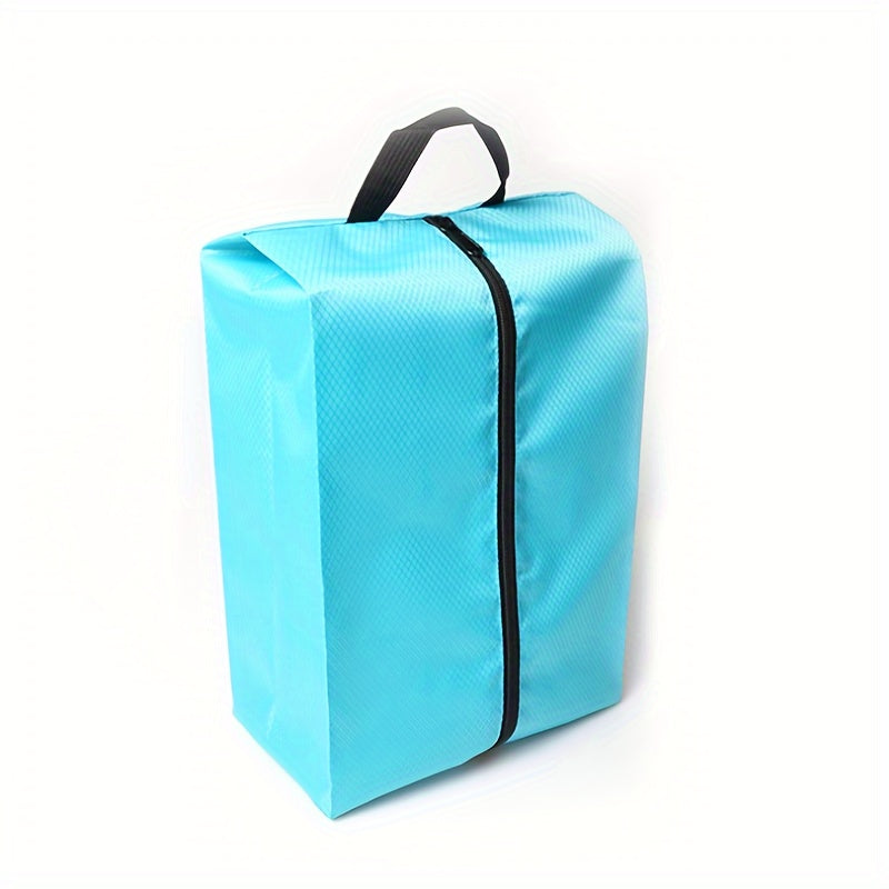 Portable Shoe Storage Bag With Handle, Dust Proof, Zipper Closure