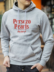 Letter Print Hoodie for Men