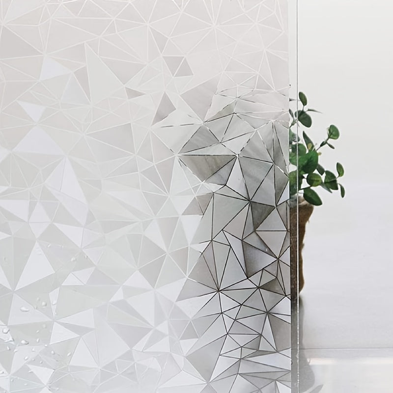 Privacy Window Stickers 3D Static Cling Films for Home Decor