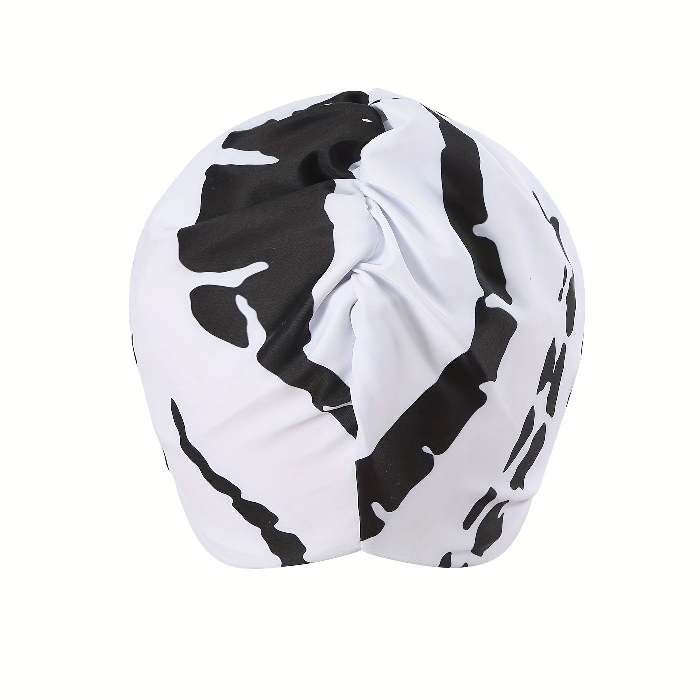 Print Ruched Swimming Hat & Water Sports Cap Women's Swimwear