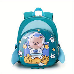 Rocket Shaped Schoolbag with Safety Leash for Kids