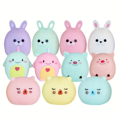 Mini Piglet Rabbit Pinch Baby Bath Toys
