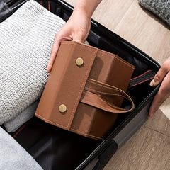 Grid Wall Hanging Glasses Storage Bag Organizer Case Travel Glasses Box