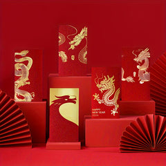 6pcs Red Envelope for Year of the Dragon
