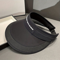 Casual Adjustable Visor Hat Wide Brim UV Protection Sun Hats for Women