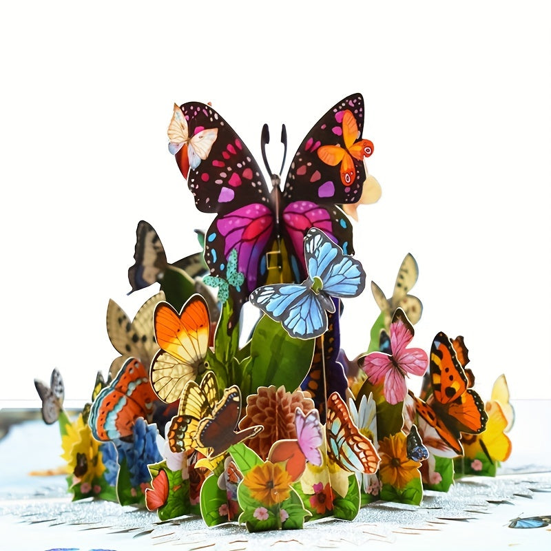 Flying Butterflies Pop Up Card for Mother's Graduation