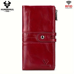 Guangzhou Craftsmanship RFID Leather Women's Wallet