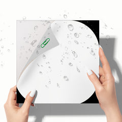 12pcs Waterproof Tile Stickers Non-slip Self-adhesive Kitchen Bathroom Decor