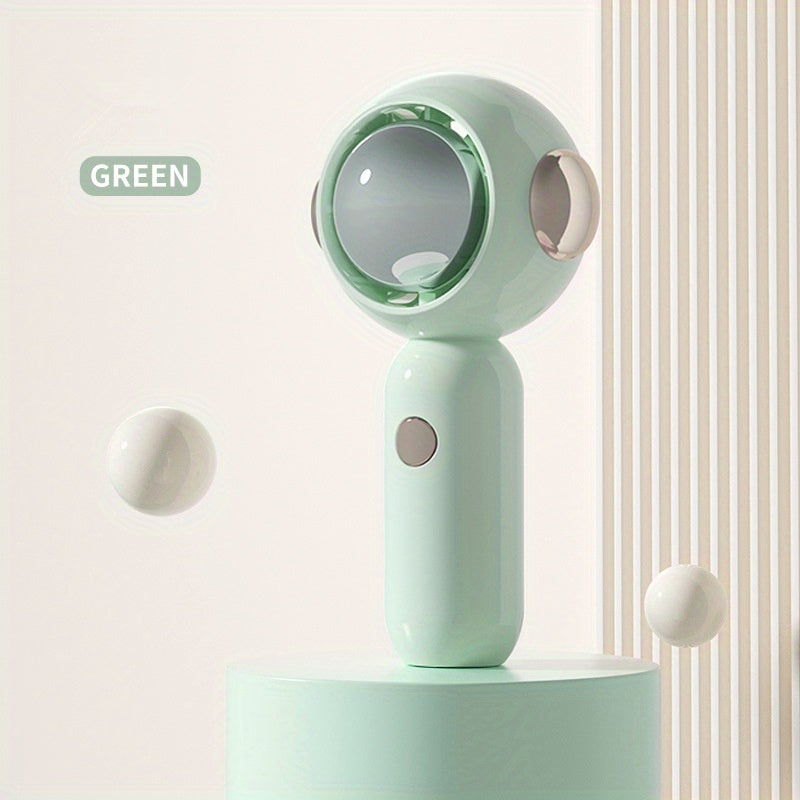 Turbine Handheld Small Fan Mini Fan USB Charging 3 Speed Desktop Small Fan