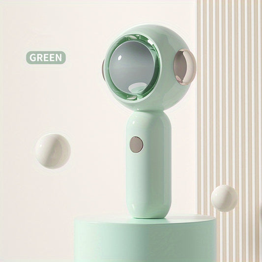 Turbine Handheld Small Fan Mini Fan USB Charging 3 Speed Desktop Small Fan