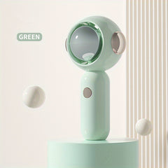 Turbine Handheld Small Fan Mini Fan USB Charging 3 Speed Desktop Small Fan