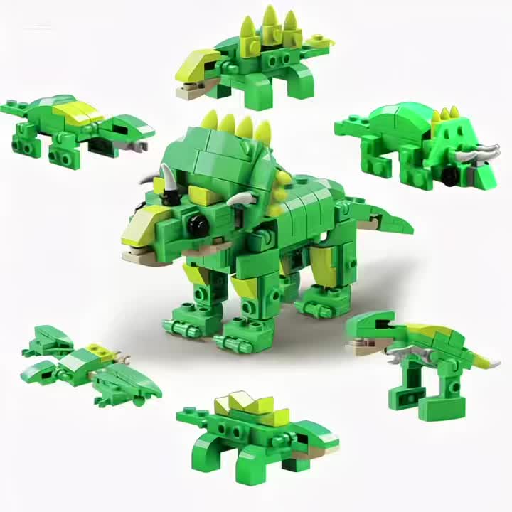 Dinosaur Building Block Toy Set - Triceratops Pterosaur - 172pcs