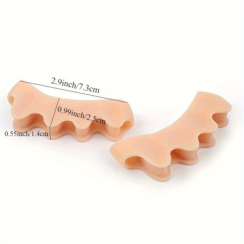 2pcs Toe Separator Toe Spacers For Feet Bunion Corrector For Women & Men