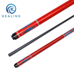 High Carbon Fiber Billiard Cue Stick 58in Length Hardness H