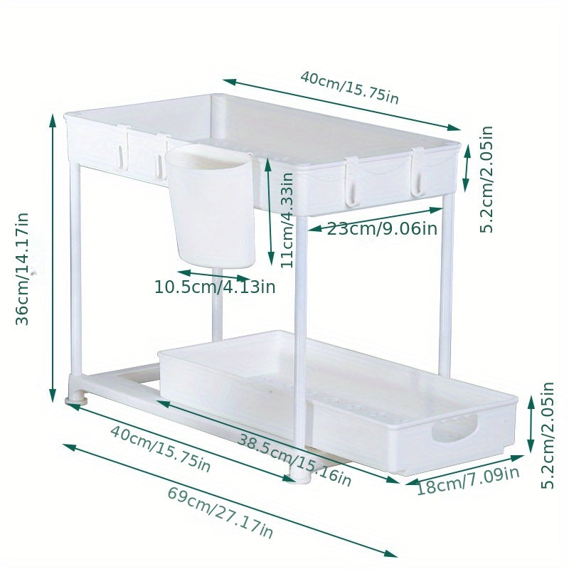 Kitchen Dish Drain Rack Set Efficiently Dry and Drain Dishes