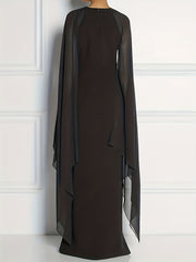 Bridesmaid Dress High Split Maxi Formal Dress