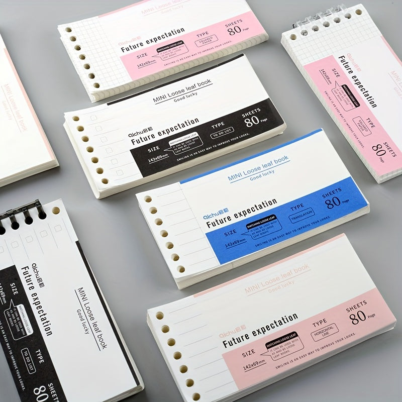 5 Hole Loose Leaf Paper Refill Notebook