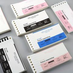 5 Hole Loose Leaf Paper Refill Notebook