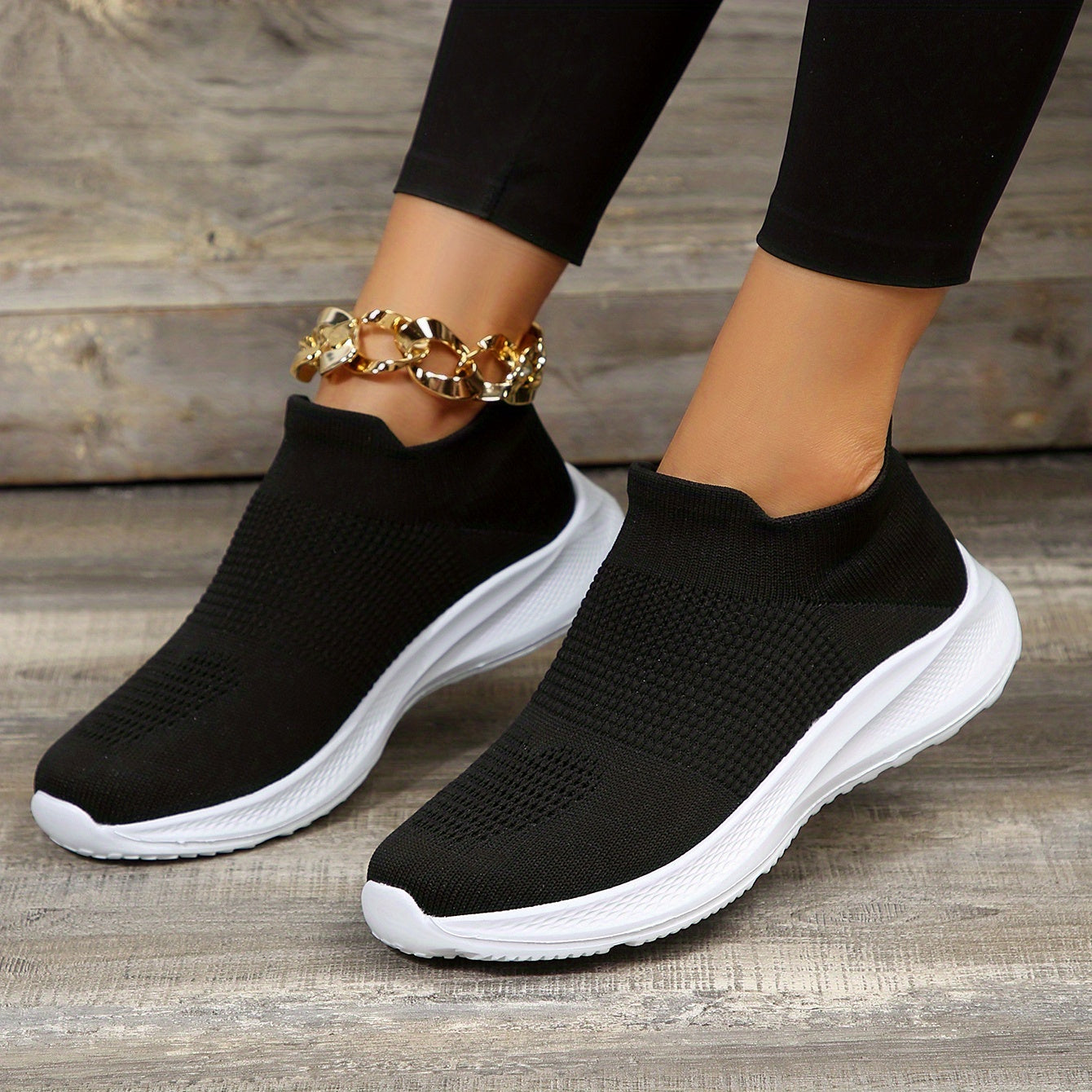 Women's Comfy Slip-On Walking Shoes Lightweight Low Top Sneakers