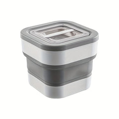 1pc Folding Rice Bucket Large Capacity Cereal Storage Container