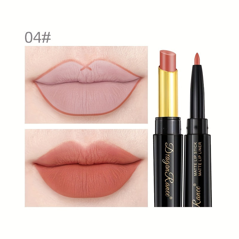 Double-Headed Lip Liner Pencil Non-Fading Lipstick Pen
