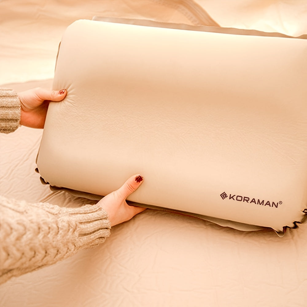 KORAMAN Inflatable Camping Pillow Neck & Lumbar Support for Travel & Outdoor