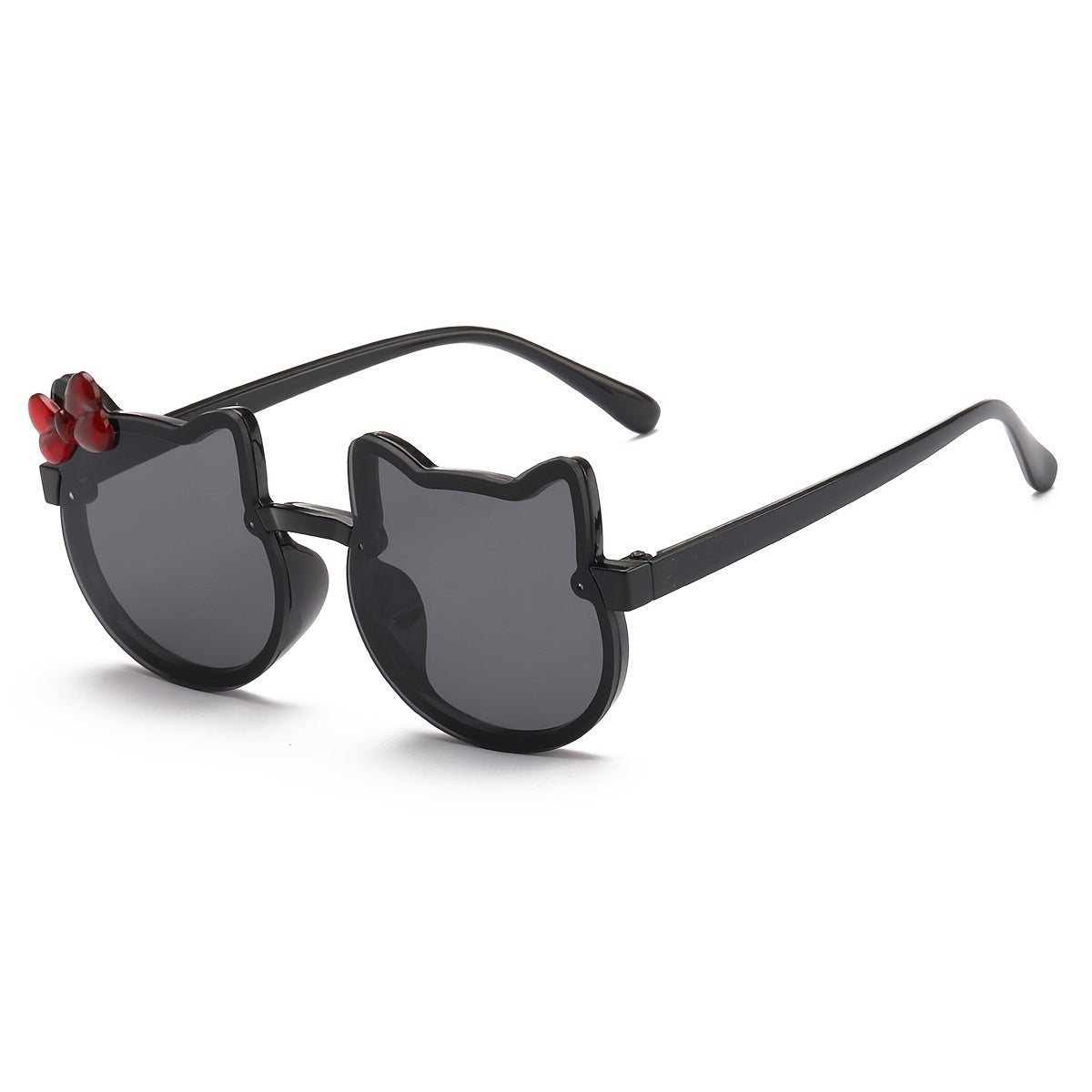 Girls Cat Bow Sunglasses UV Protection Sunshade Glasses