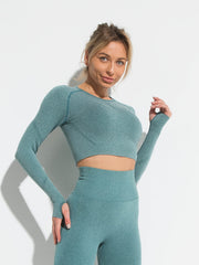 Cropped Breathable Fitness Yoga T-shirt Women's Activewear